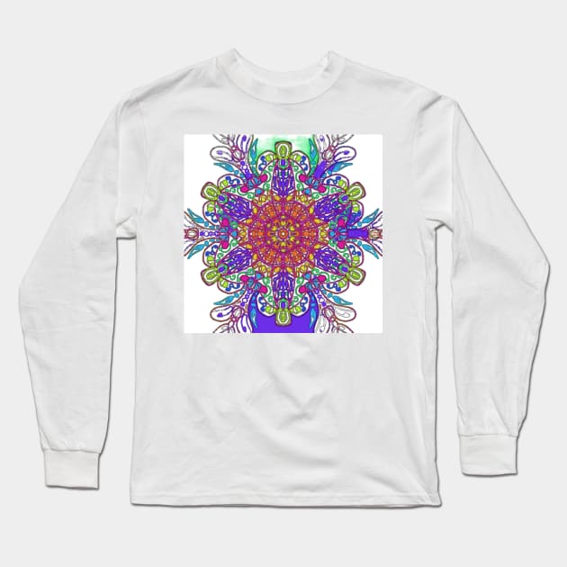 PRETTY ART MANDALA #35 Long Sleeve T-Shirt by ArtemyRMT